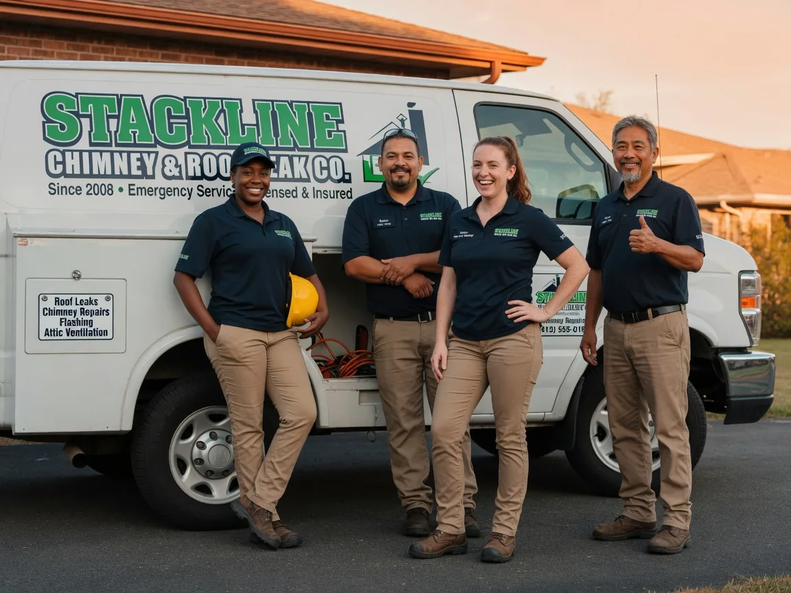 Chimney flashing repair company in New Home, TX